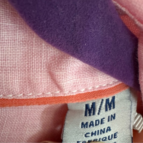 Tommy Bahama Pink Linen Blouse - Picture 3 of 5